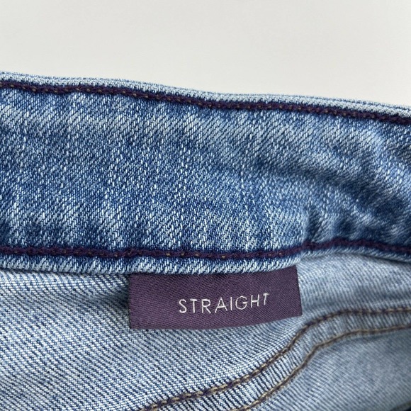 NYDJ Stretch Mid Rise Straight Jeans - Picture 6 of 6